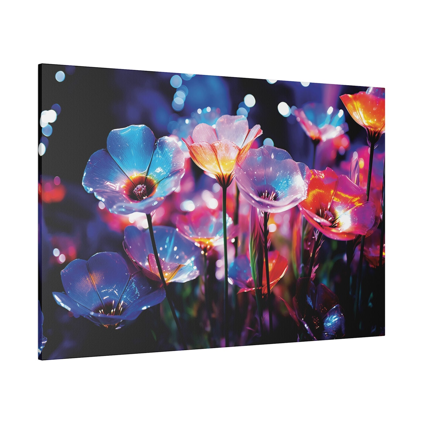 Celestial Bouquet Wrapped Canvas