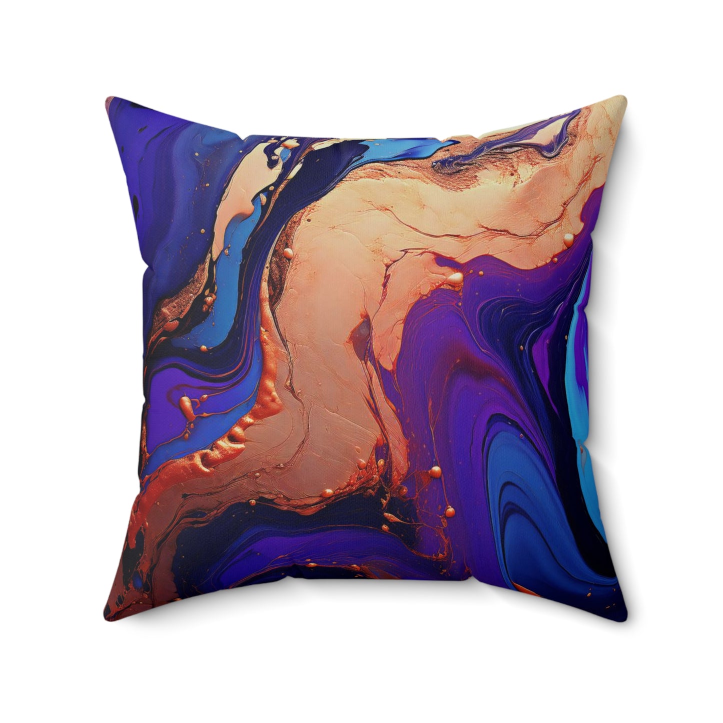 Gold Lagoon Accent Pillow