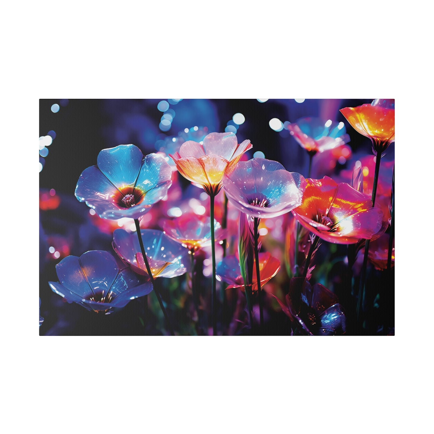 Celestial Bouquet Wrapped Canvas