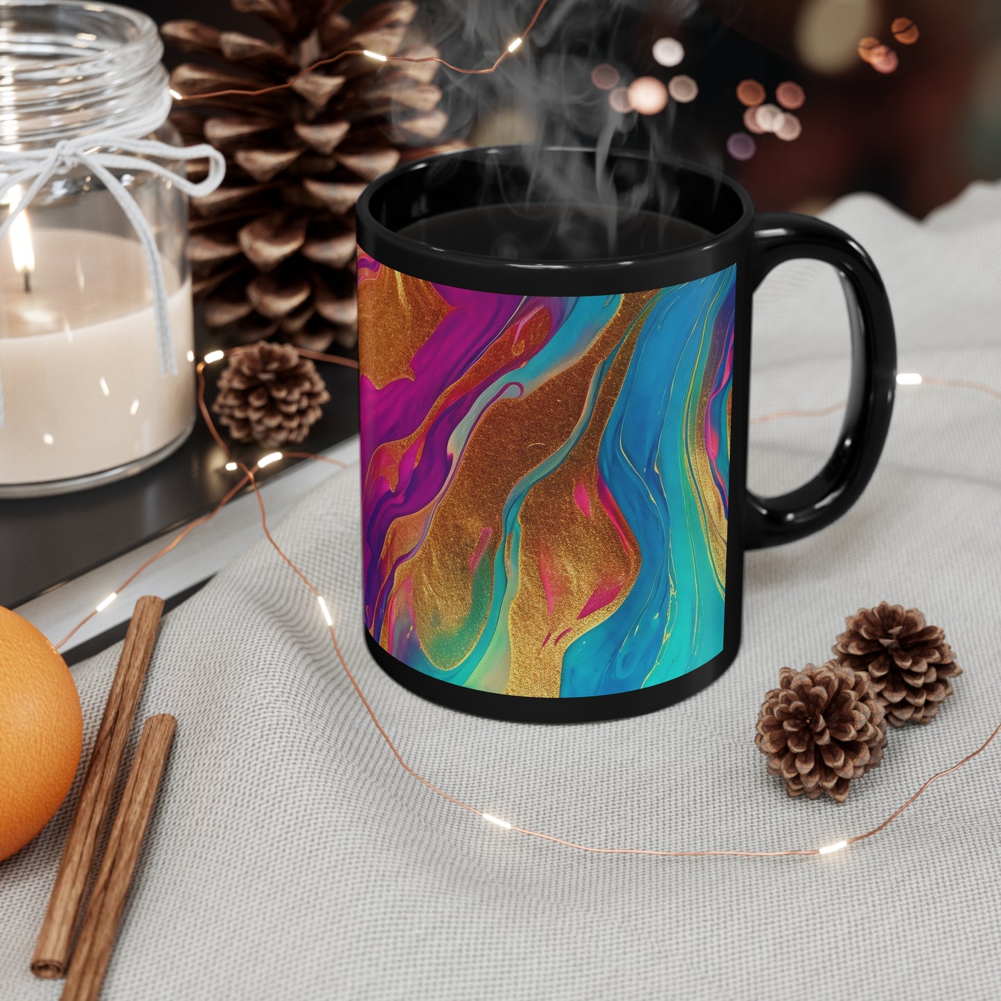 Inferno Blaze 11oz Black Mug