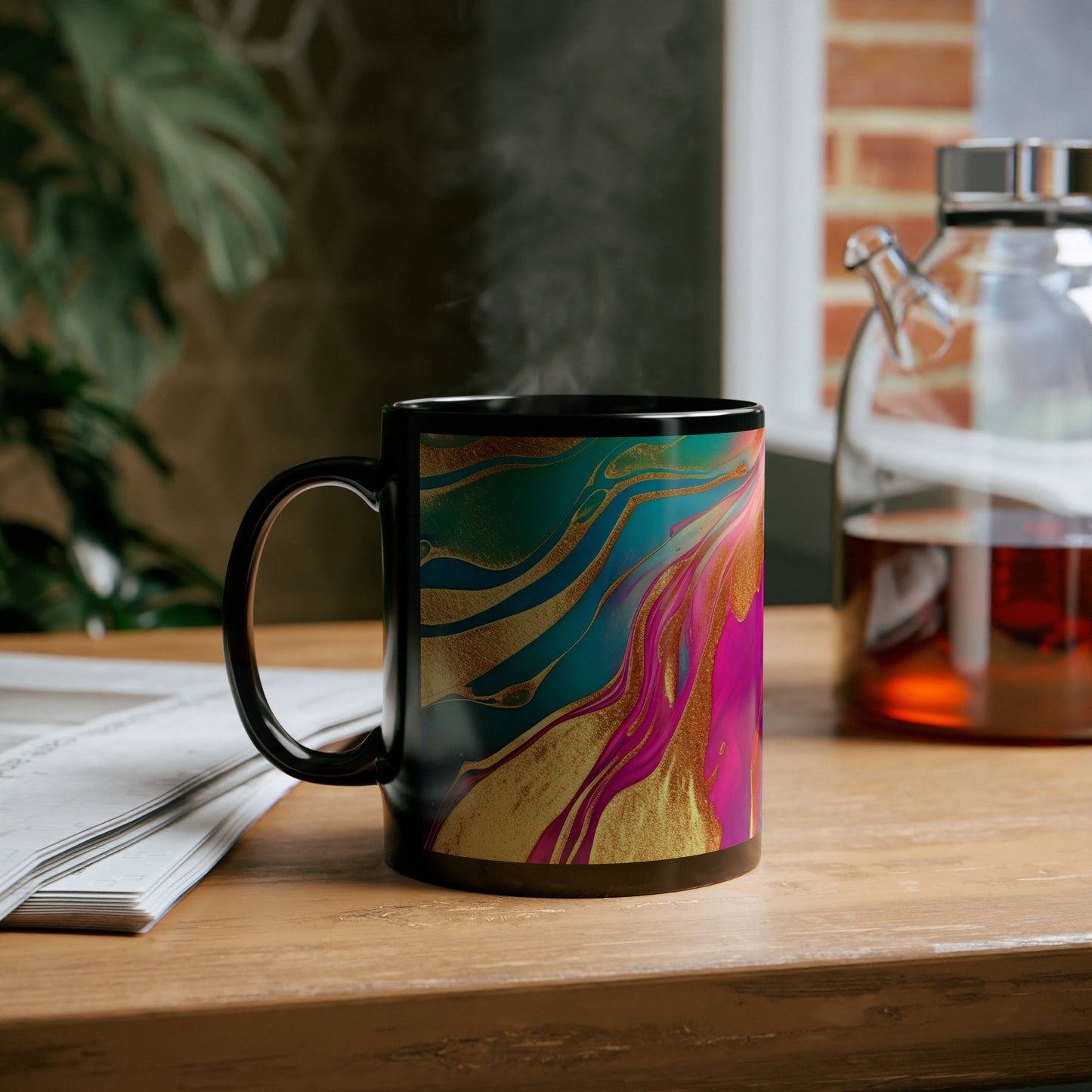 Inferno Blaze 11oz Black Mug