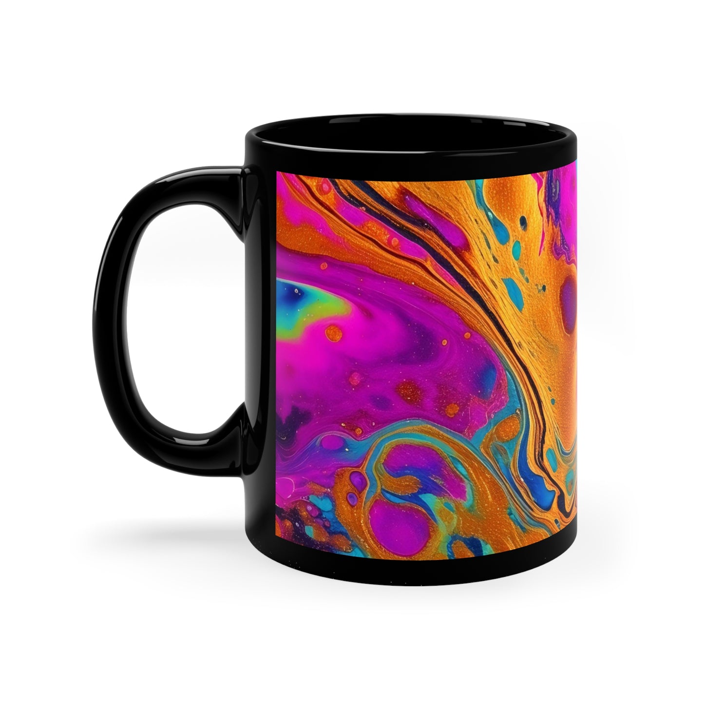 Galactic Fusion 11oz Black Mug