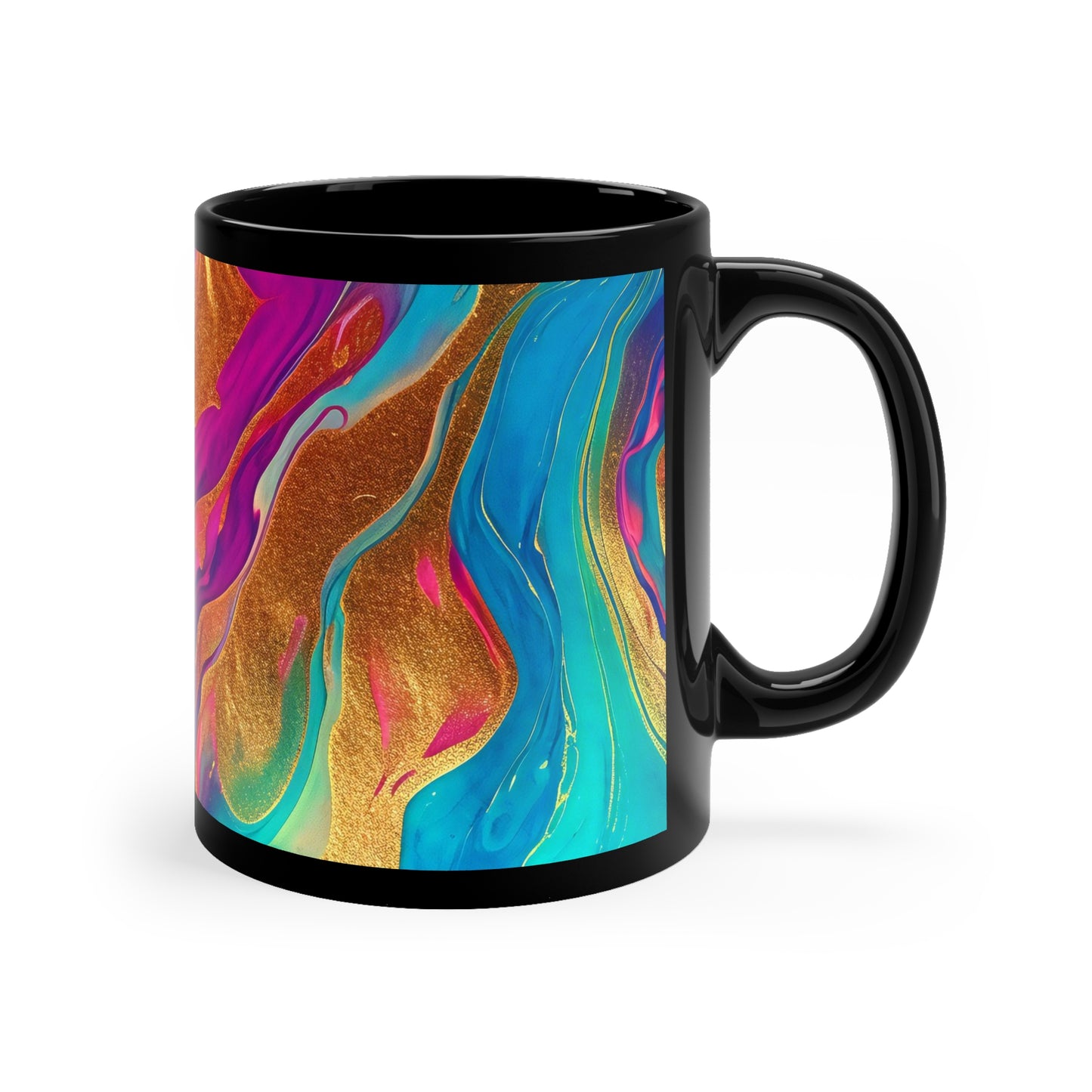 Inferno Blaze 11oz Black Mug
