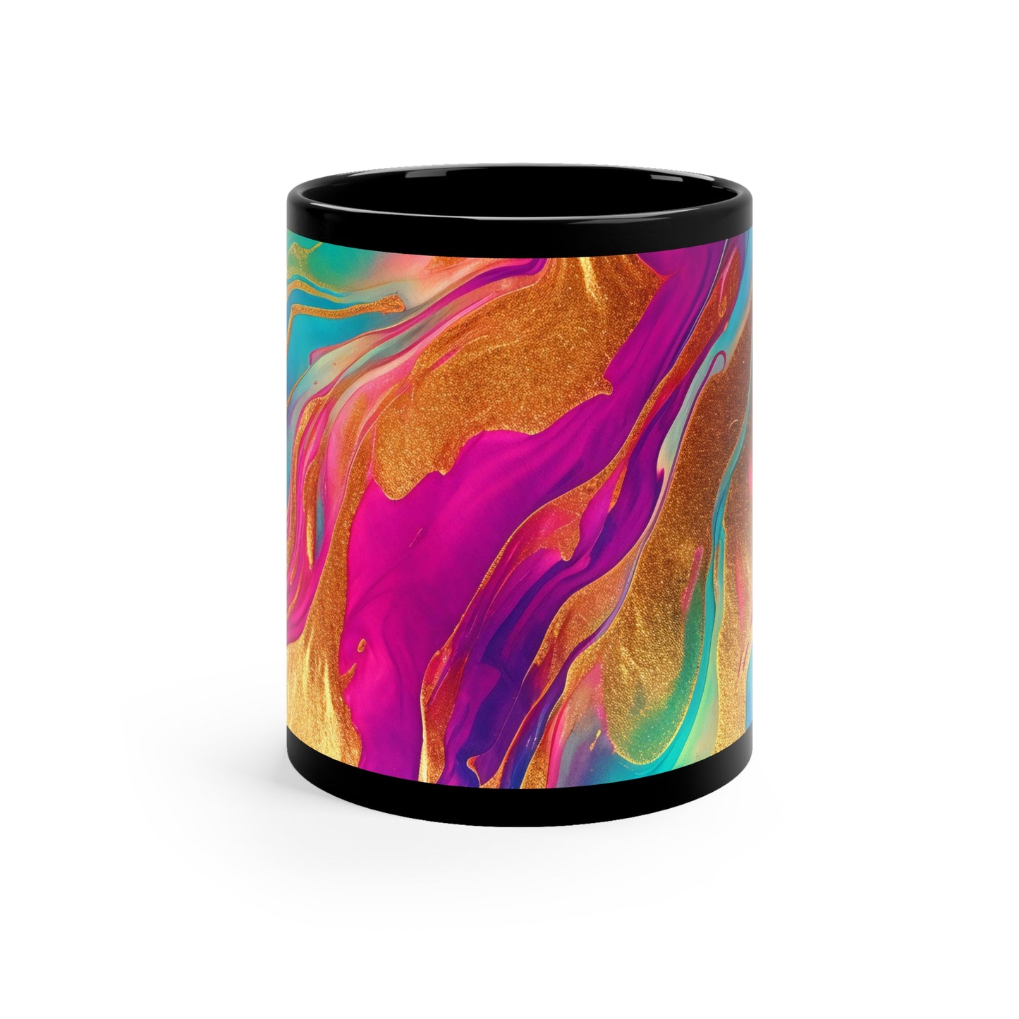 Inferno Blaze 11oz Black Mug