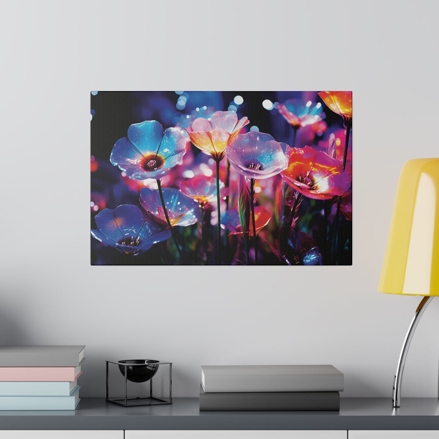 Celestial Bouquet Wrapped Canvas