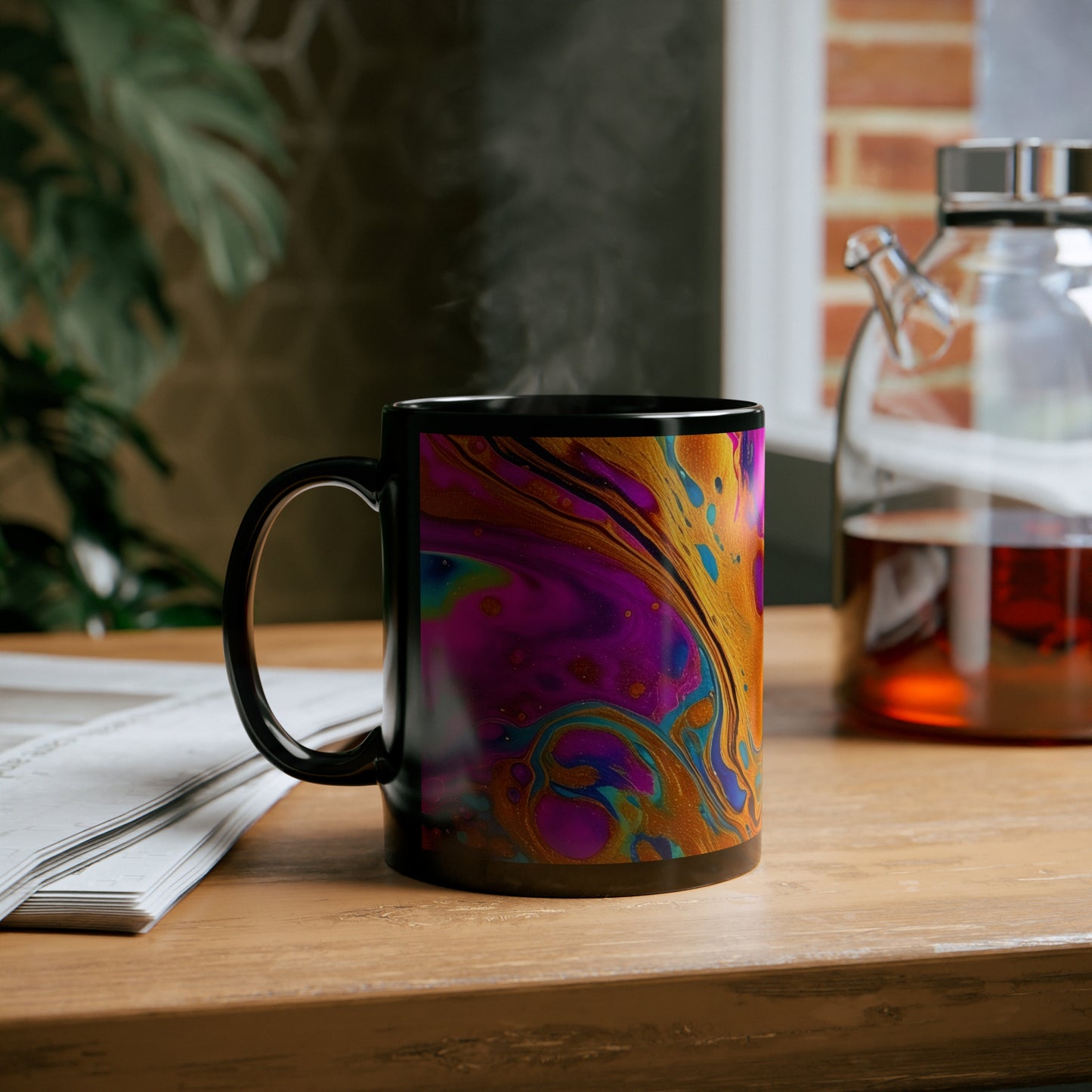 Galactic Fusion 11oz Black Mug