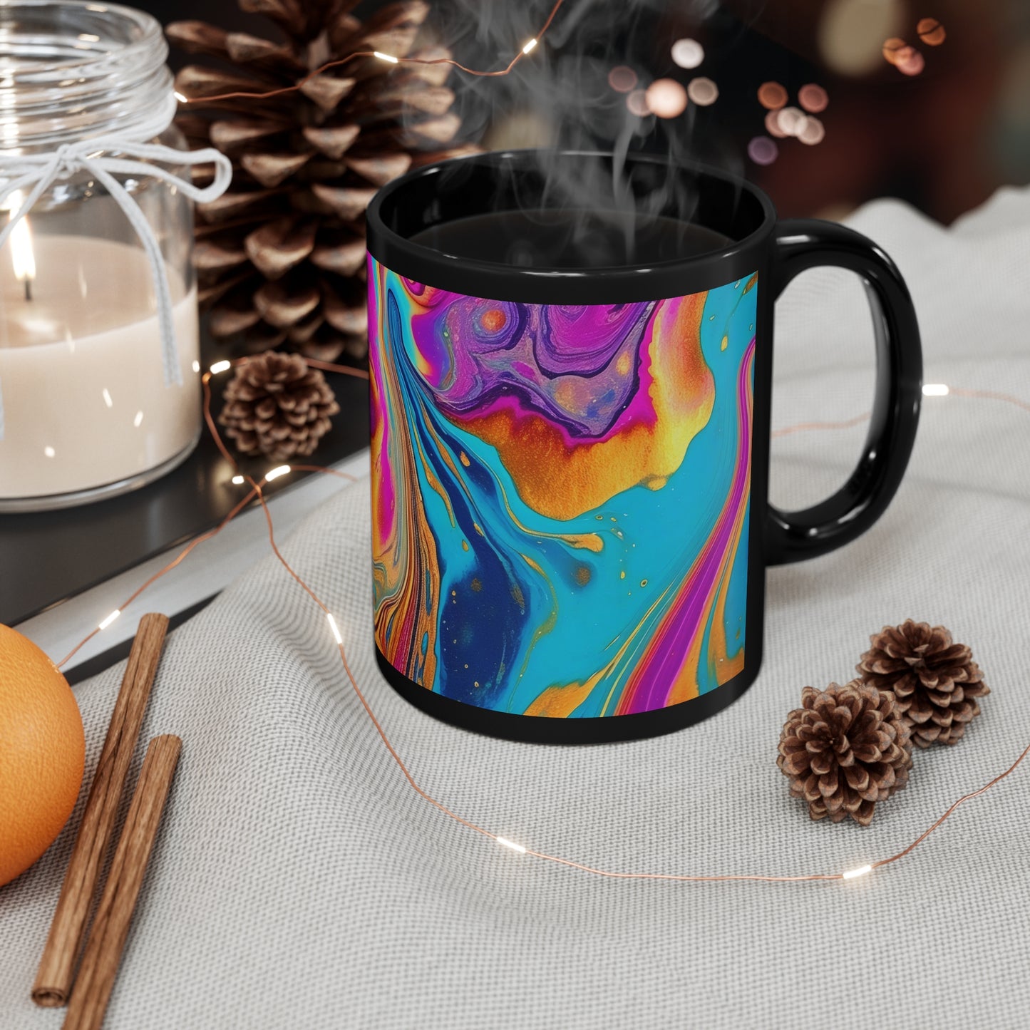 Galactic Fusion 11oz Black Mug