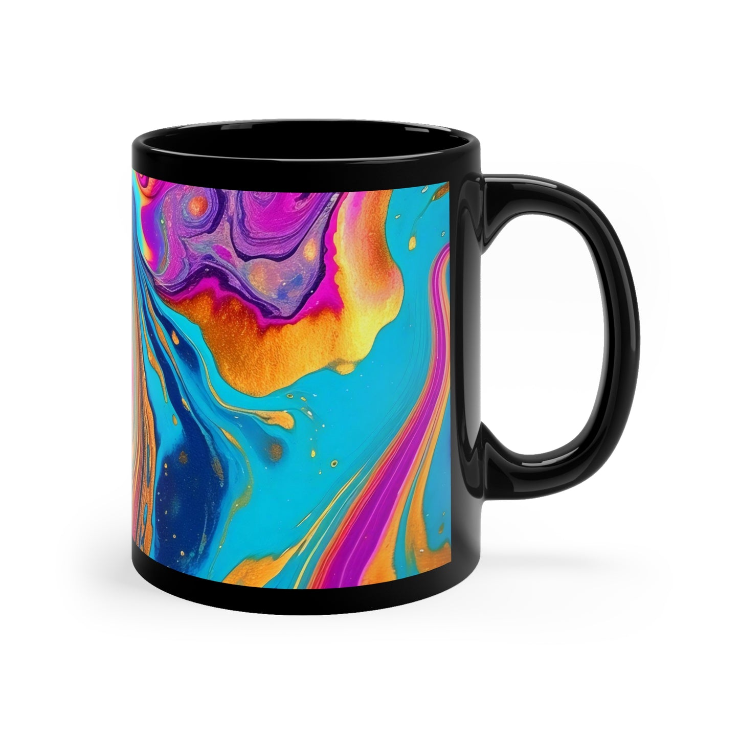 Galactic Fusion 11oz Black Mug