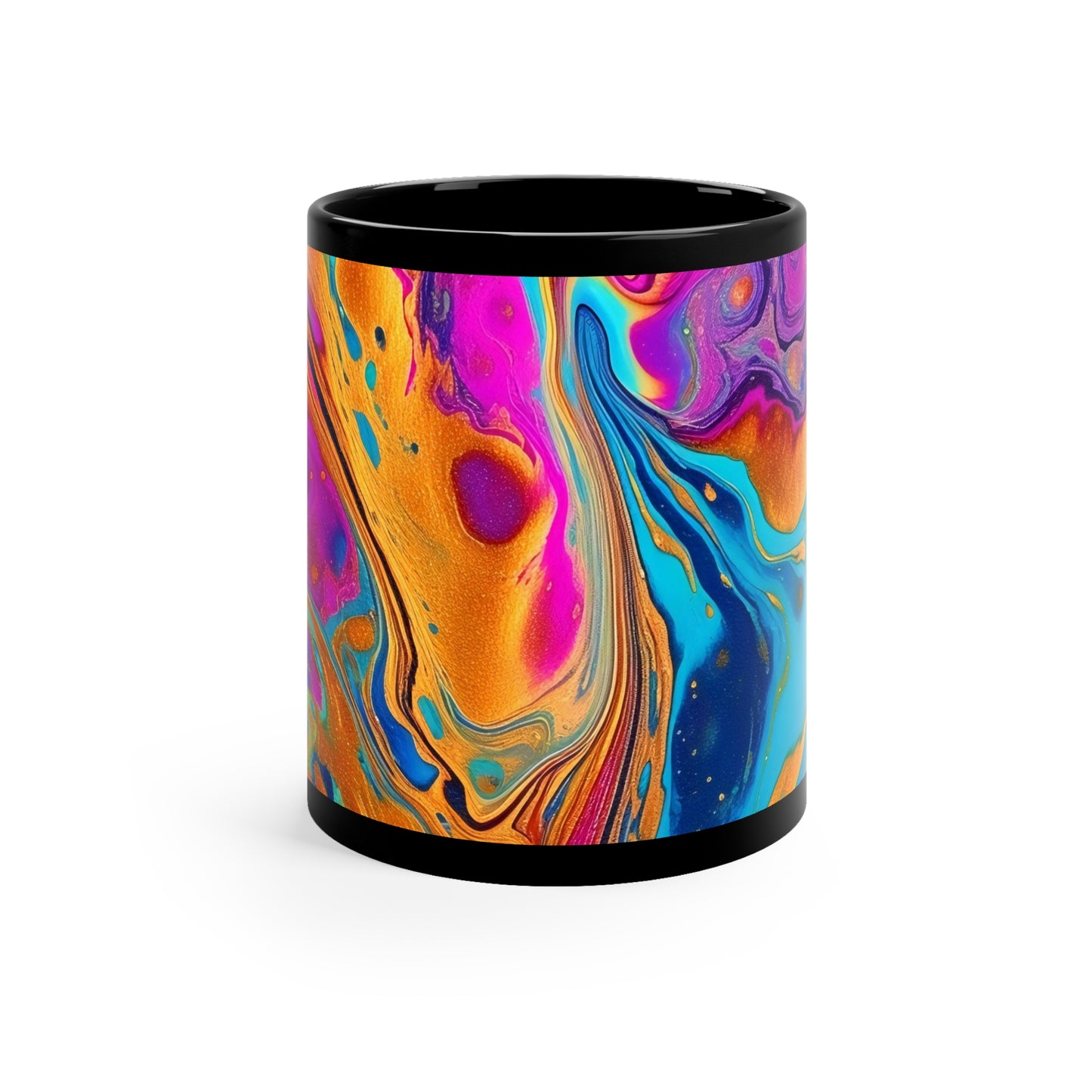 Galactic Fusion 11oz Black Mug