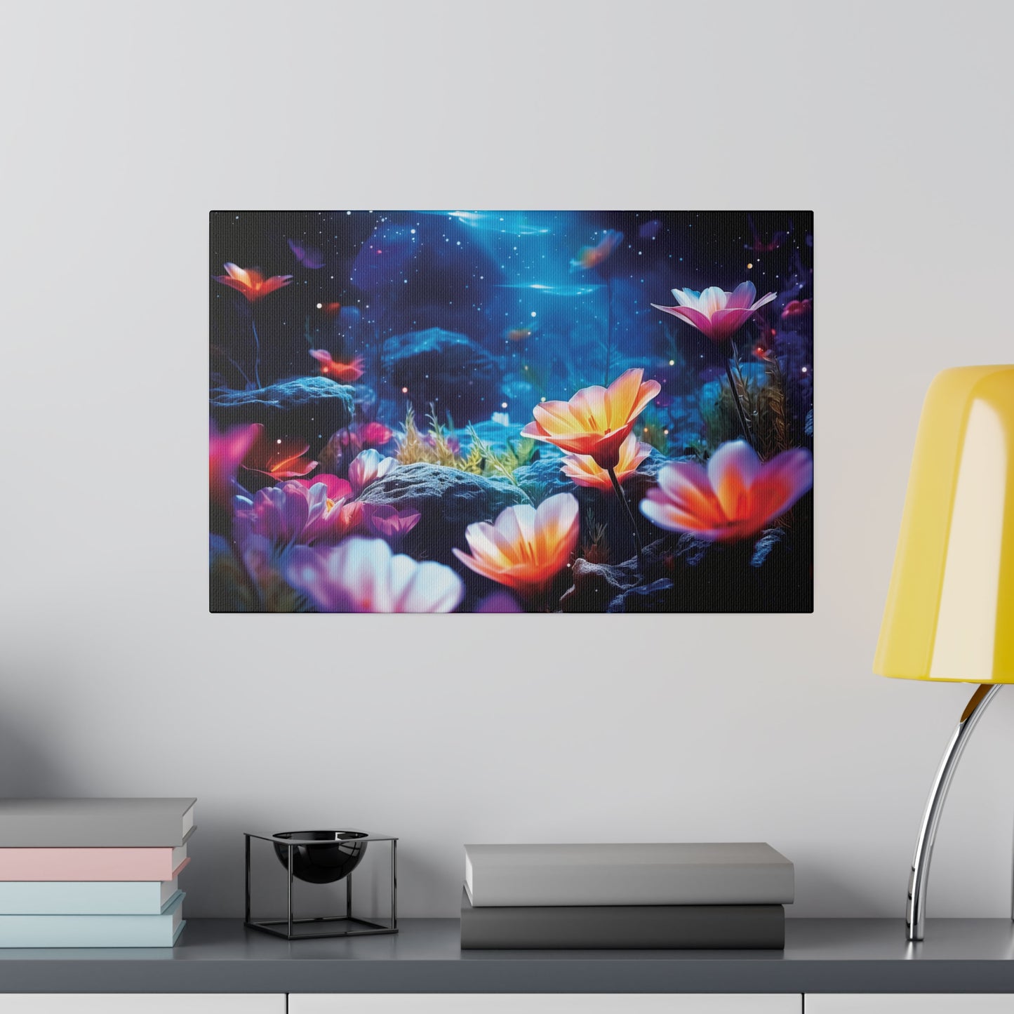 Cosmic Oasis Wrapped Canvas