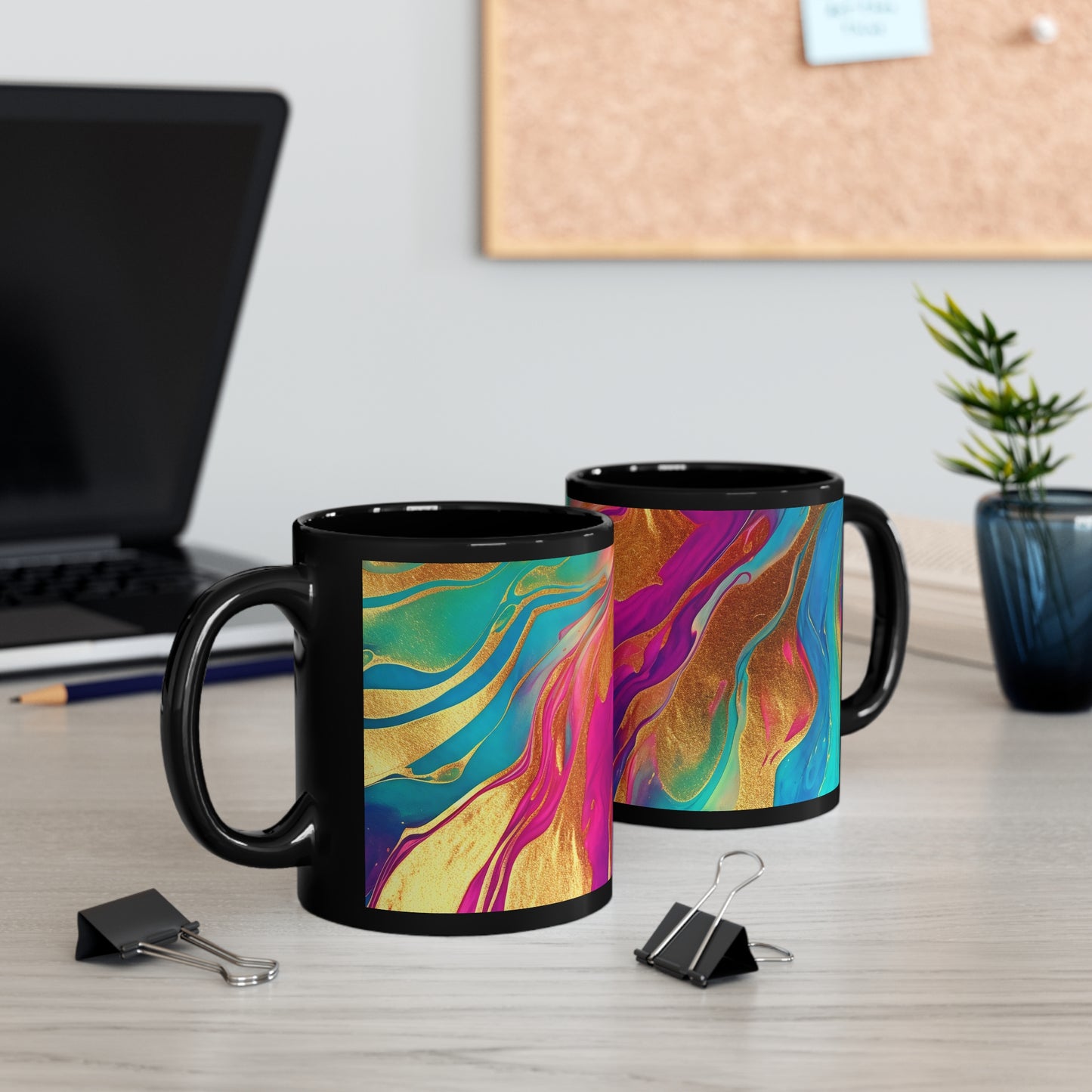 Inferno Blaze 11oz Black Mug