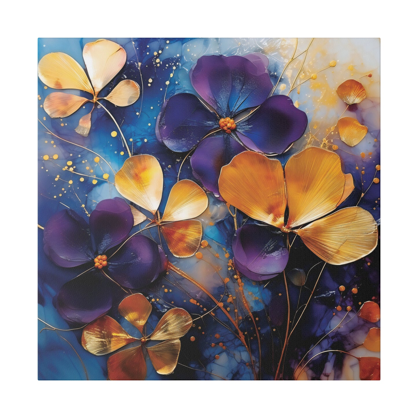 Ethereal Fusion Wrapped Canvas