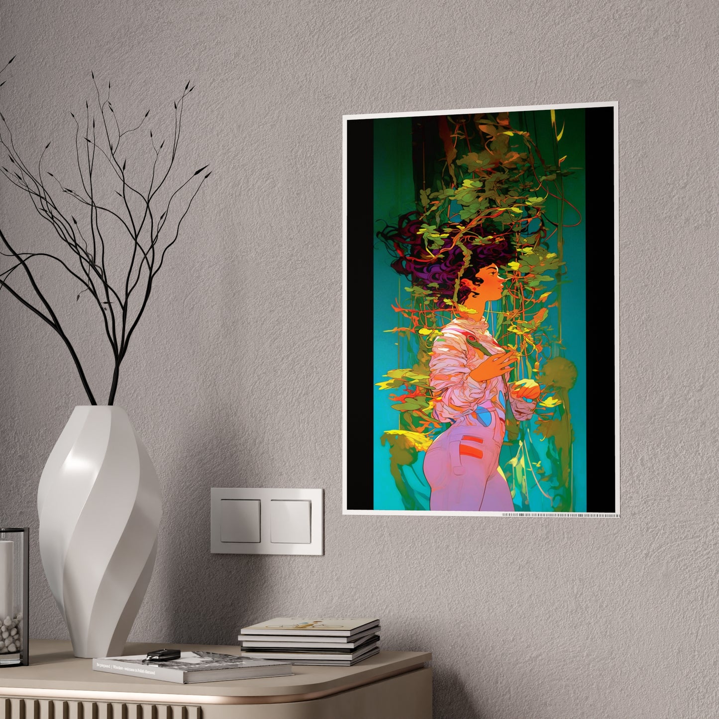 Intertwined Glossy Poster