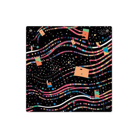 Space: In Summary Quantum Quilt Acrylic Wall Art