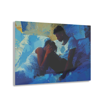 Split Connection Acrylic Print - Blvck Stories Collection