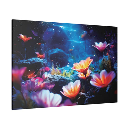 Cosmic Oasis Wrapped Canvas