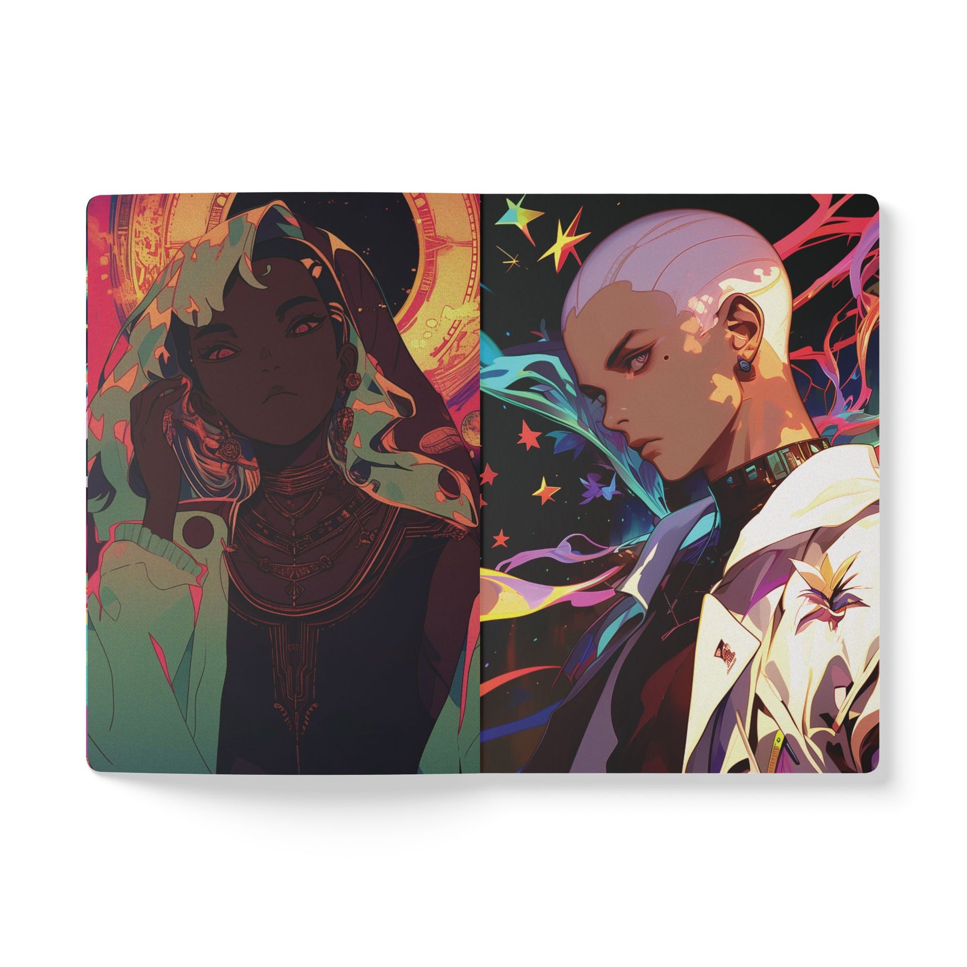 A peek inside the Dreams of Sabinenya Soft Cover Journal artwork