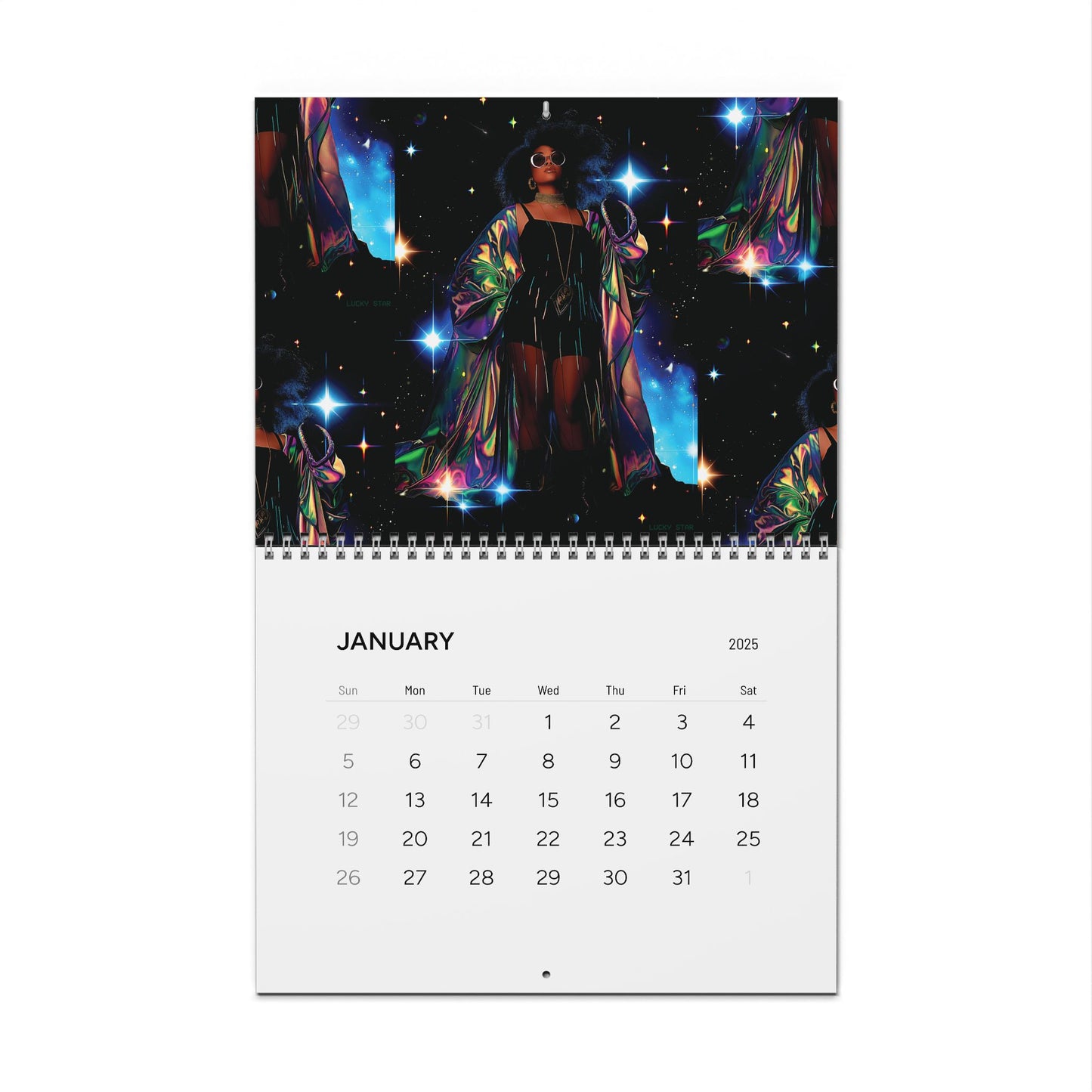 Runaway Angels Calendar featuring January