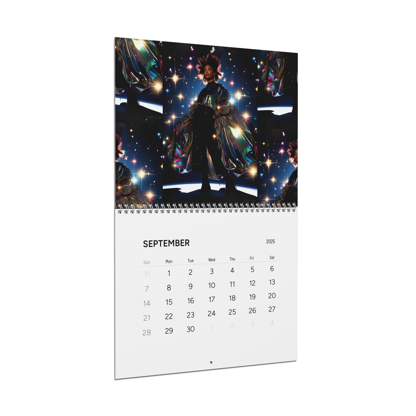 Runaway Angels Calendar featuring September